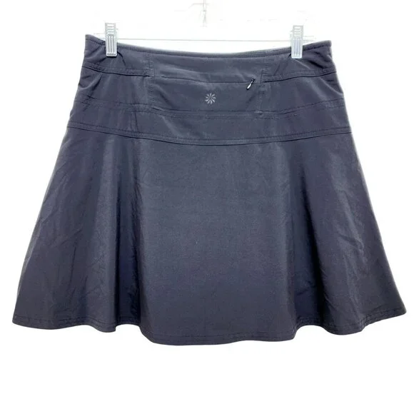 Athleta Women’s Golf tennis Mini Skirt Black Size 8 Stretch, Comfy - Picture 2 of 9